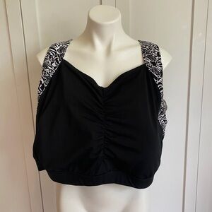 Plus size (6x) swim bra Juno active.